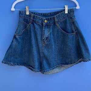 Denim Blue Women's Shorts